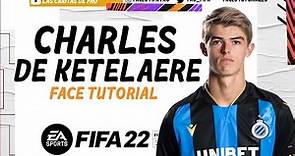 Charles De Ketelaere FACE FIFA 22 BRUJAS | TUTORIAL + STATS | CAREER MODE |