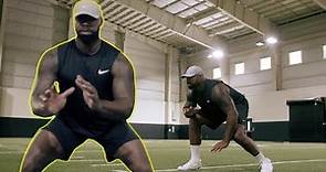 O-Line Drills with Tyron Smith to Improve Run Blocking, Footwork & Pass Pro!