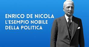 Enrico De Nicola, storia del primo presidente della Repubblica