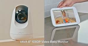 Introducing the VAVA 8" 1080P Video Baby Monitor