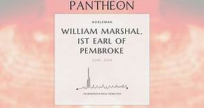 William Marshal, 1st Earl of Pembroke Biography - 12th-century Anglo-Norman soldier and statesman