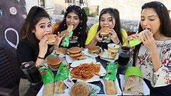 McDonald's Full Menu Challenge | Mc Maharaja, Mc Spicy Paneer, Paneer Wrap, Dosa Burger, Pizza Mcpuff, French Fries, Aloo Tikki, Mc Veggie, Chocolate Crunch Brownie | We ate all These in 4 Minutes