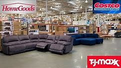 HOMEGOODS TJ MAXX COSTCO FURNITURE ARMCHAIRS TABLES DECOR SHOP WITH ME SHOPPING STORE WALK THROUGH