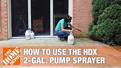 How to Use the HDX 2 Gal. Pump Sprayer | The Home Depot