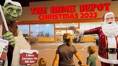 HOME DEPOT Christmas 2023 is better than LOWES!