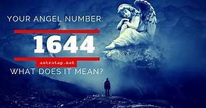 Número de ángel 1644 - significado y simbolismo - 1000-9999