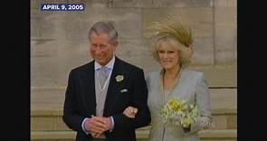 April 9, 2005: The marriage of Prince Charles and Camilla Parker Bowles