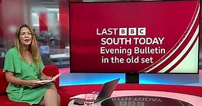 BBC South Today - Last Evening News in Old Set [1080i50] [S]