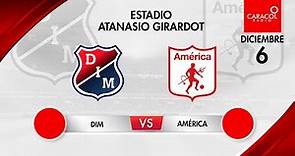 EN VIVO - Independiente Medellin vs America - FECHA 6 cuadrangulares de la liga colombiana.