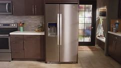Whirlpool 20.6 cu. ft. Side By Side Refrigerator in Fingerprint Resistant Stainless Steel, Counter Depth WRS571CIHZ