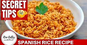 Spanish Rice Recipe | Mexican Rice | Restaurant Style Spanish Rice