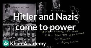 Hitler and the Nazis come to power | The 20th century | World history | Khan Academy