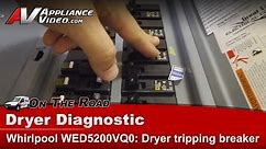 Whirlpool Dryer Repair - Tripping Breaker - WED5200VQ0
