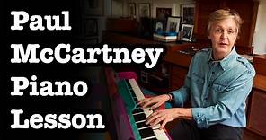 Paul McCartney's Piano Lesson