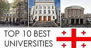 TOP 10 BEST UNIVERSITIES IN GEORGIA / TOP 10 MEJORES UNIVERSIDADES DE GEORGIA