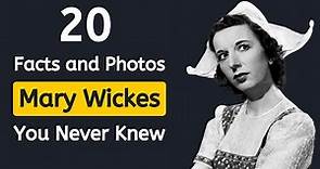 20 Rare Facts and Wonderful Vintage Photos of Actress Mary Wickes in the 1940s