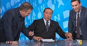 Silvio Berlusconi e la scommessa in diretta con Telese e Parenzo