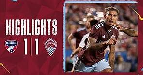 HIGHLIGHTS: Rafael Navarro scores his first Rapids goal in 1-1 draw with FC Dallas