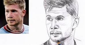 How to Draw Kevin De Bruyne from Manchester City