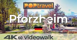 Walking in PFORZHEIM / Germany 🇩🇪- 4K 60fps (UHD)