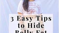 3 Easy Tips to Hide Belly Fat 😱😲 | How to look slim and curvy 😍 #fashion #shorts #viral #style #new