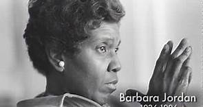 Barbara Jordan: A Legislative Pioneer