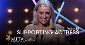 Anne-Marie Duff shares an important message to viewers at home | BAFTA TV Awards 2023