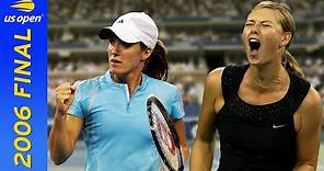 Justine Henin vs Maria Sharapova Full Match | US Open 2006 Final