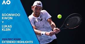 Soonwoo Kwon v Lukas Klein Extended Highlights | Australian Open 2024 First Round