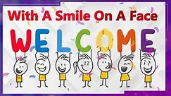 Welcome Song Lyrical | With A Smile On A Face | School Bell