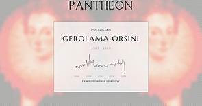 Gerolama Orsini Biography - Duchess consort of Parma and Piacenza