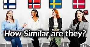 Can Nordic Countries Understand Each Other? (Finnish, Danish, Swedish, Norwegian)