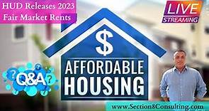 HUD Releases 2023 Fair Market Rents - Section 8 Vouchers for Low Income Housing