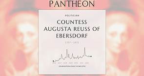 Countess Augusta Reuss of Ebersdorf Biography - German princess