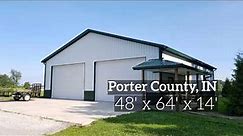 Pole Barn Shop and Garage - Porter County Indiana