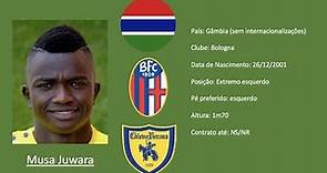 Musa Juwara (Bologna / Chievo Verona / Gambia) 2019 Highlights