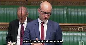 Stephen Kinnock speaks in Tata Steel statement