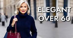 How to Dress and Look Elegant Over 60