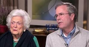 Barbara Bush makes case for why Jeb is fit to be president