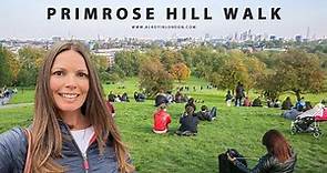 PRIMROSE HILL WALK IN LONDON | Regent's Park Road | High Street | Views | Canal | Film Locations