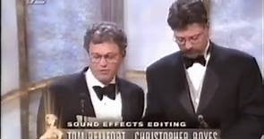 Titanic Oscar win for Best Achievement in Sound Effects Editing (1997)
