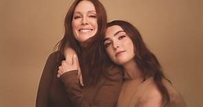 Julianne Moore and daughter Liv star in 'We Glow' cosmetics campaign