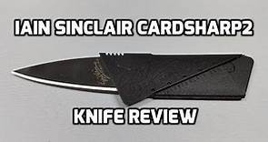 Iain Sinclair Cardsharp2 Credit Card Knife Unboxing and Review
