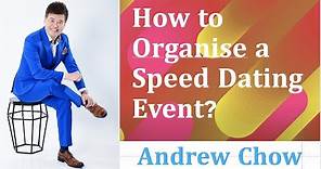 How To Organise A Speed Dating Event?