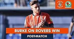 POST-MATCH | Reece Burke reacts to his goal and the win against Blackburn Rovers!