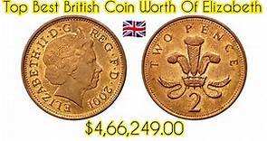 Queen Elizabeth II United Kingdom Two Pence 2001 Coin Worth | Top Best British Coin 🇬🇧