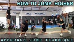 Approach Jump Technique | How To Jump Higher