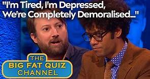 Richard Ayoade Gets Upset Over Jimmy Carr's X On His Incorrect Answer ...