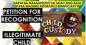 CHILD CUSTODY FOR MOTHERS / RIGHTS OF AN ILLEGITIMATE CHILD IN THE PHILIPPINES #familycode #tagalog
