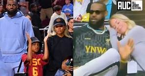 Lebron James & Wife Savannah Go Viral After He's Caught Flirting With Women At Laker Game